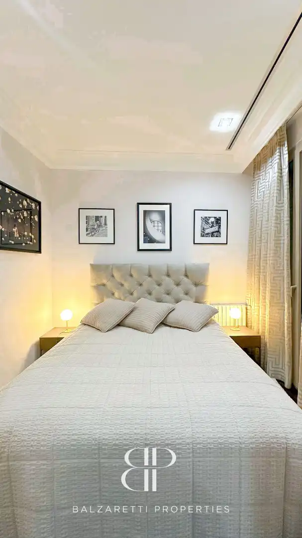 Schlafzimmer von Wohnung zur Miete in Barcelona mit Klimaanlage, Heizung und Parkett