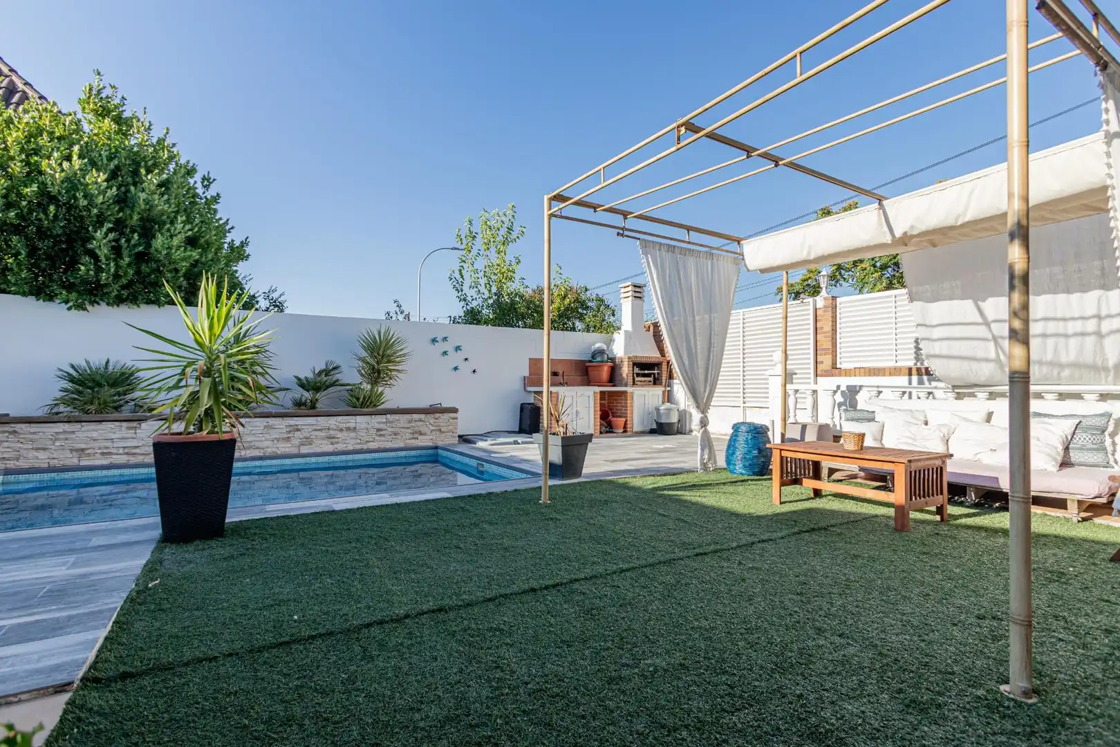 Terraza de Casa o chalet en venta en Madrid con Aire acondicionado, Calefacción y Jardín privado