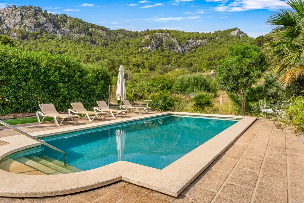 Swimming pool of Country homes for sale in Andratx  with Heating, Private garden and Terrace