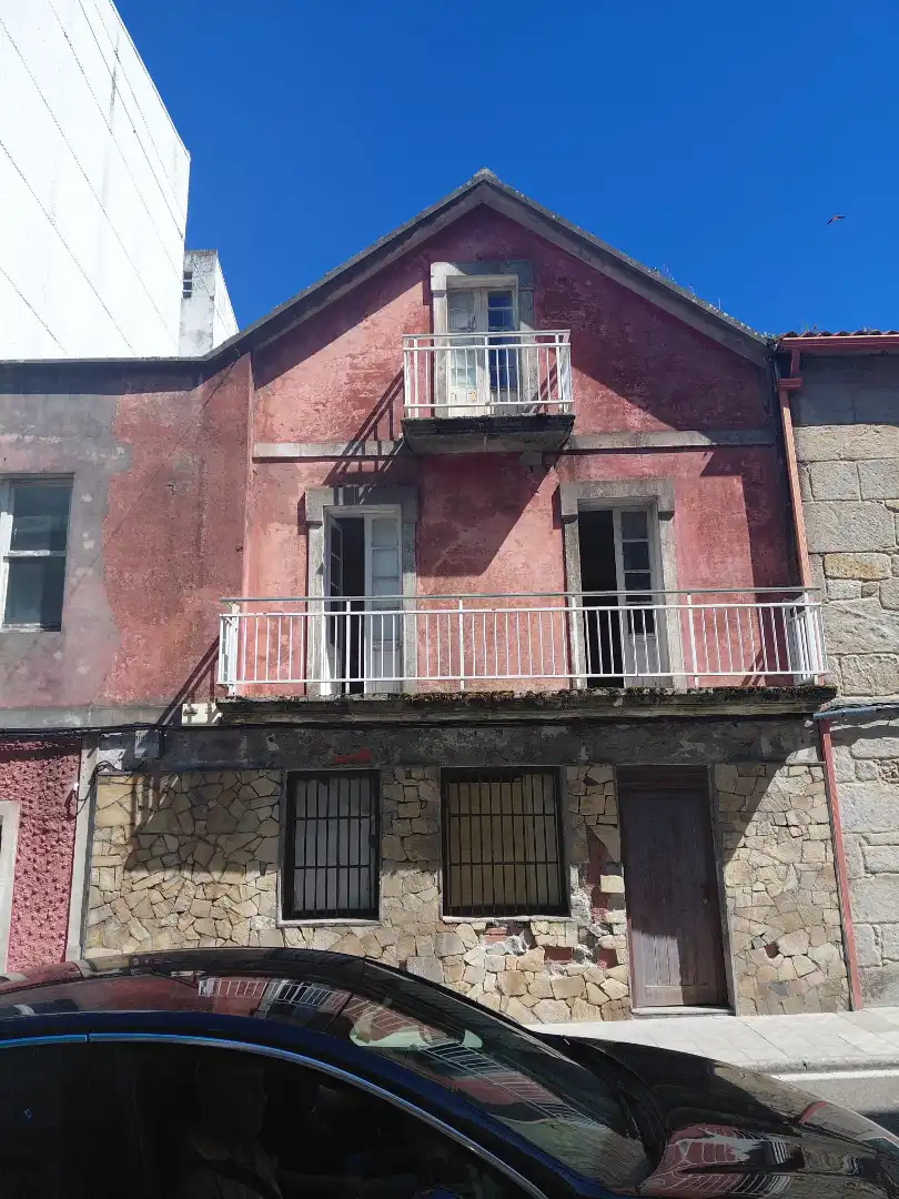 Vista exterior de Casa adosada en venta en Ponteceso con Jardín privado y Trastero