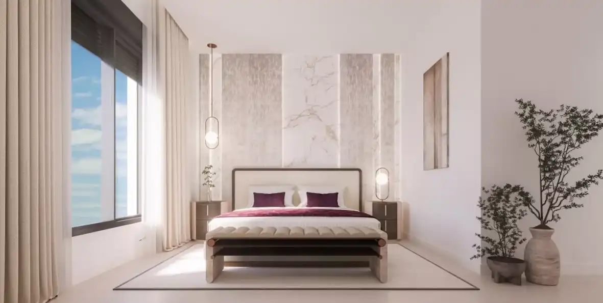 Habitación de Apartamento en venta en Marbella con Aire acondicionado, Terraza y Piscina