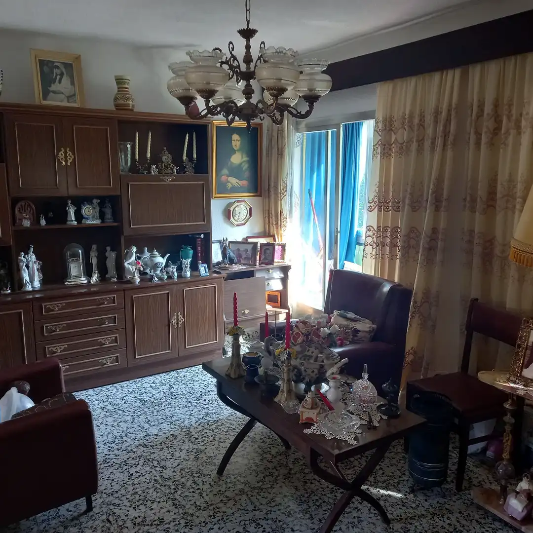 Living room of Flat for sale in Toledo  with Terrace and Furnished