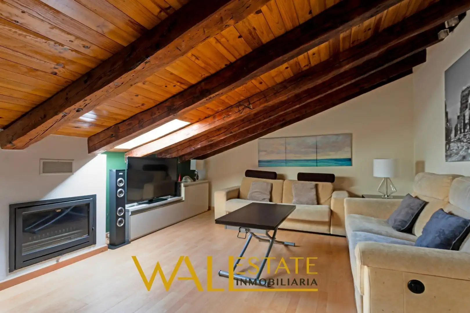 Living room of Flat for sale in Madrid  with Air Conditioner and Heating