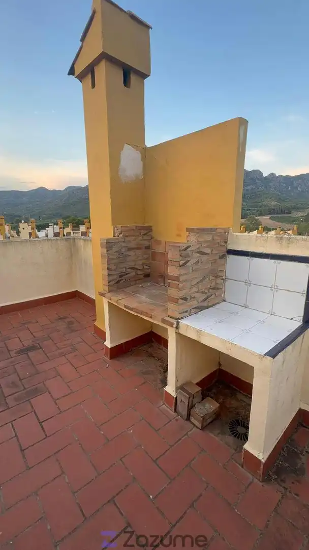 Balcony of Detached homes for rent in Sueca  with Air Conditioner, Terrace and Swimming Pool