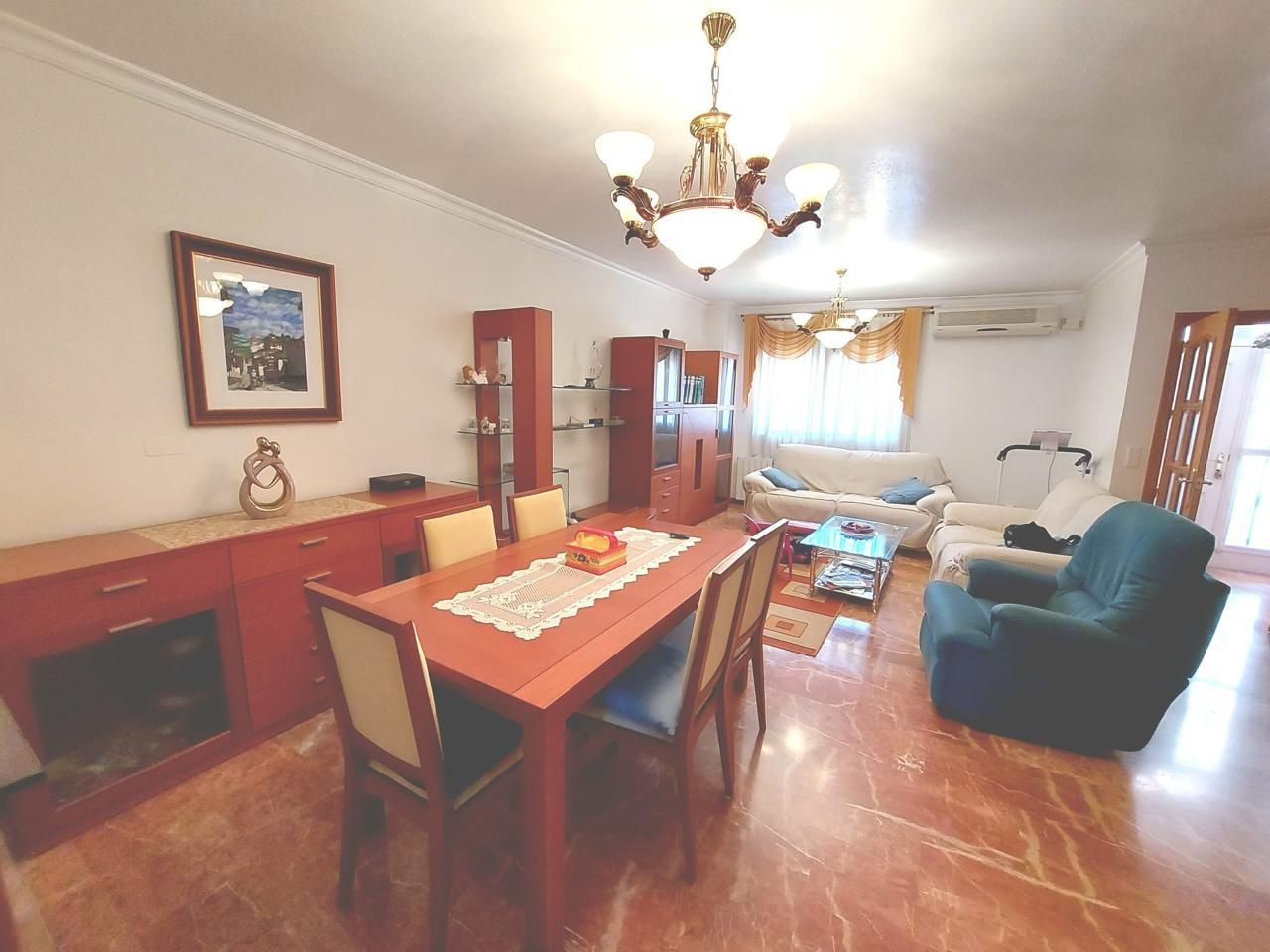 Living room of Single-family semi-detached for sale in Huércal-Overa  with Air Conditioner, Heating and Terrace