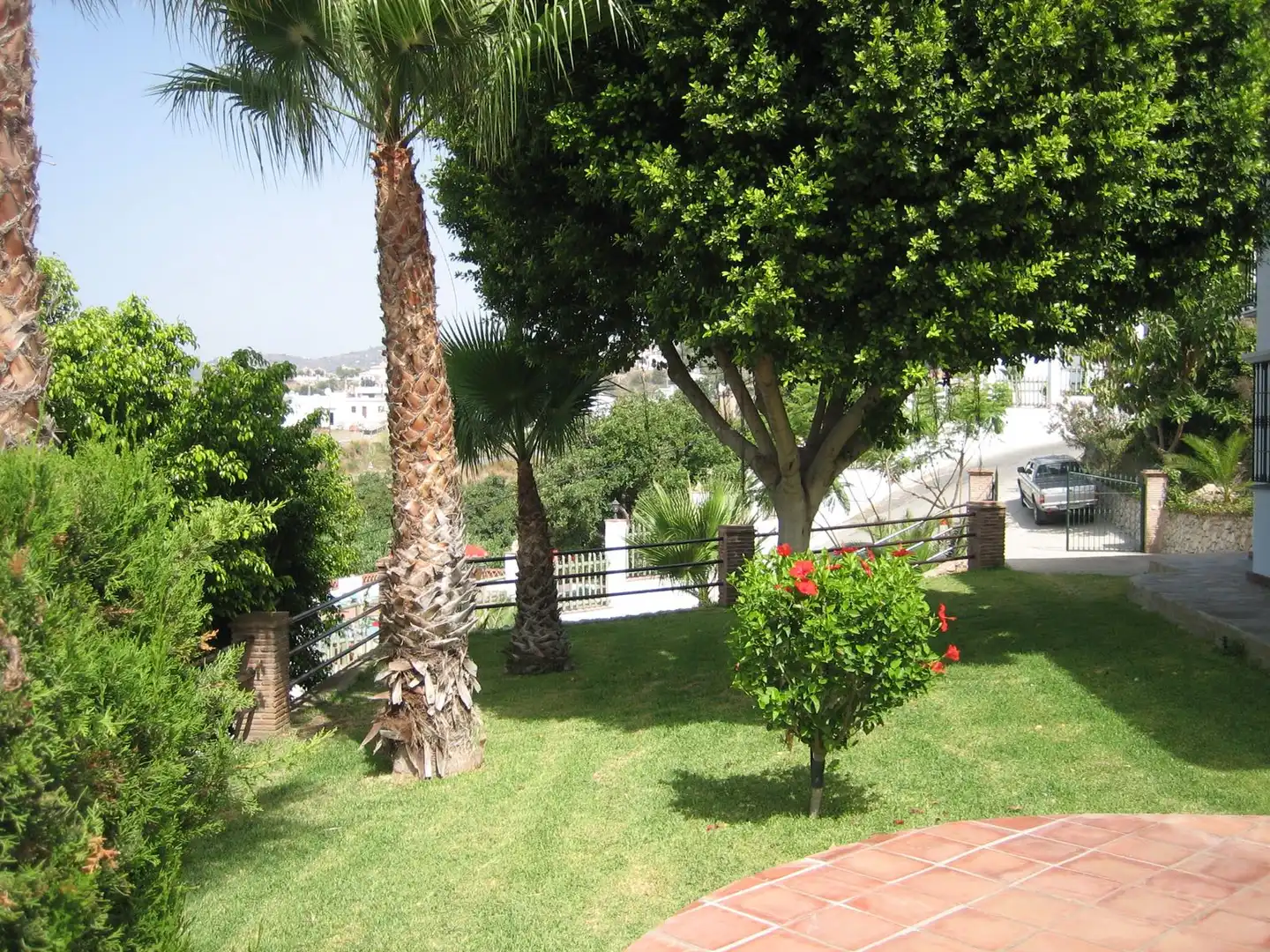 Garden of Houses for rent in Nerja  with Air Conditioner, Heating and Private garden