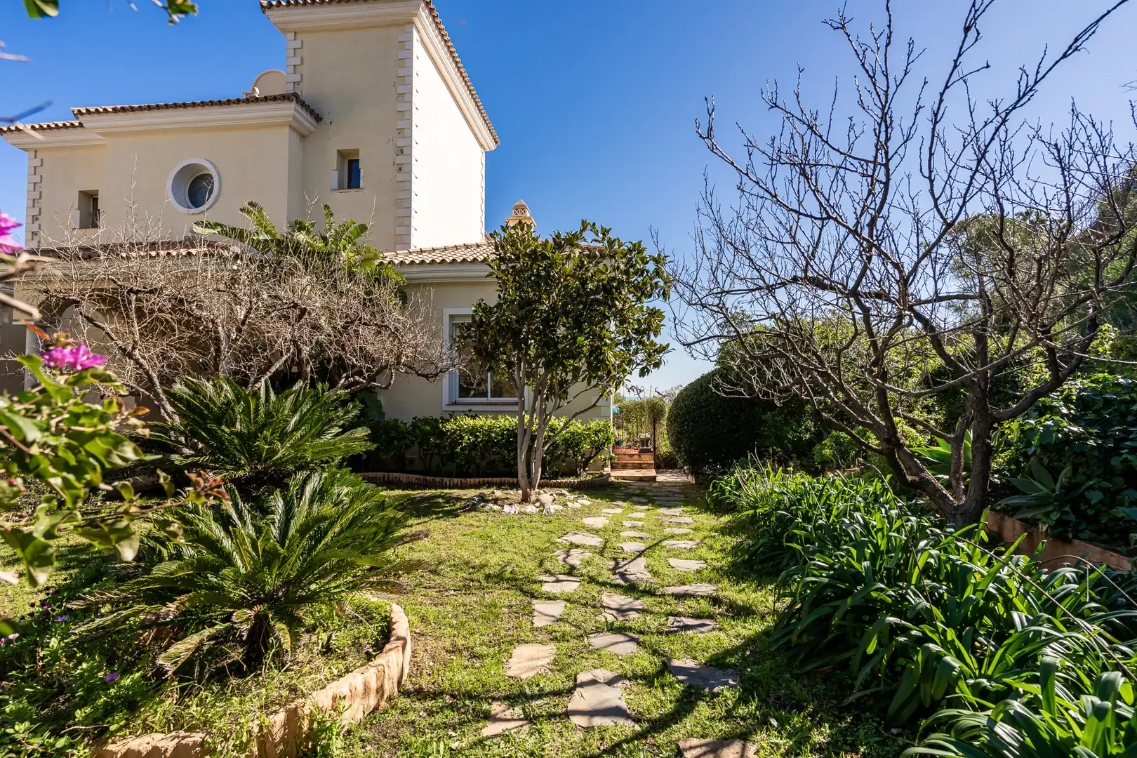 Jardín de Casa o chalet en venta en Estepona con Aire acondicionado, Terraza y Amueblado