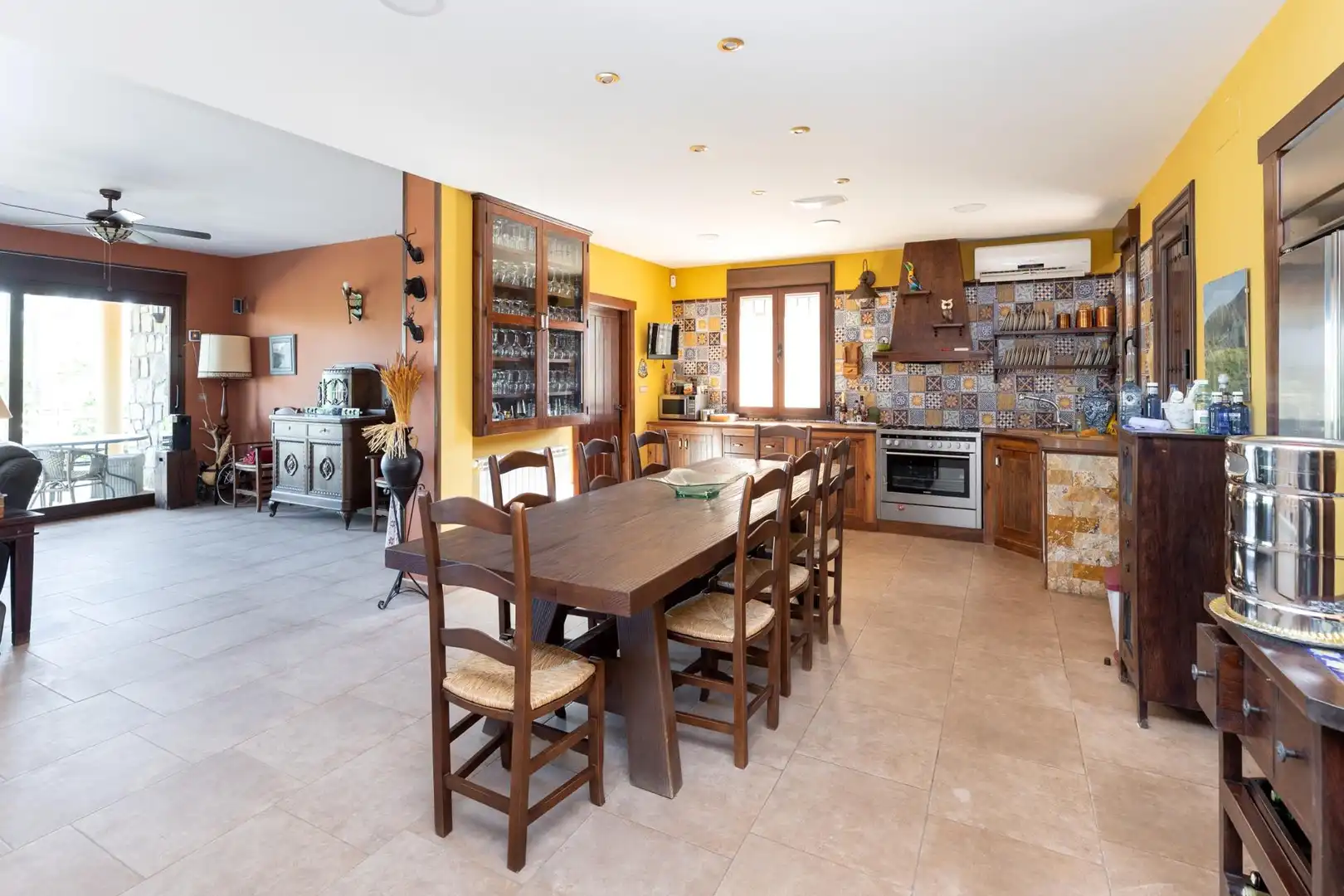 Kitchen of Houses for sale in Colomera  with Heating, Terrace and Storage room