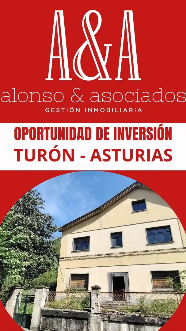 Vista exterior de Casa o xalet en venda en Mieres (Asturias) amb Jardí privat i Traster