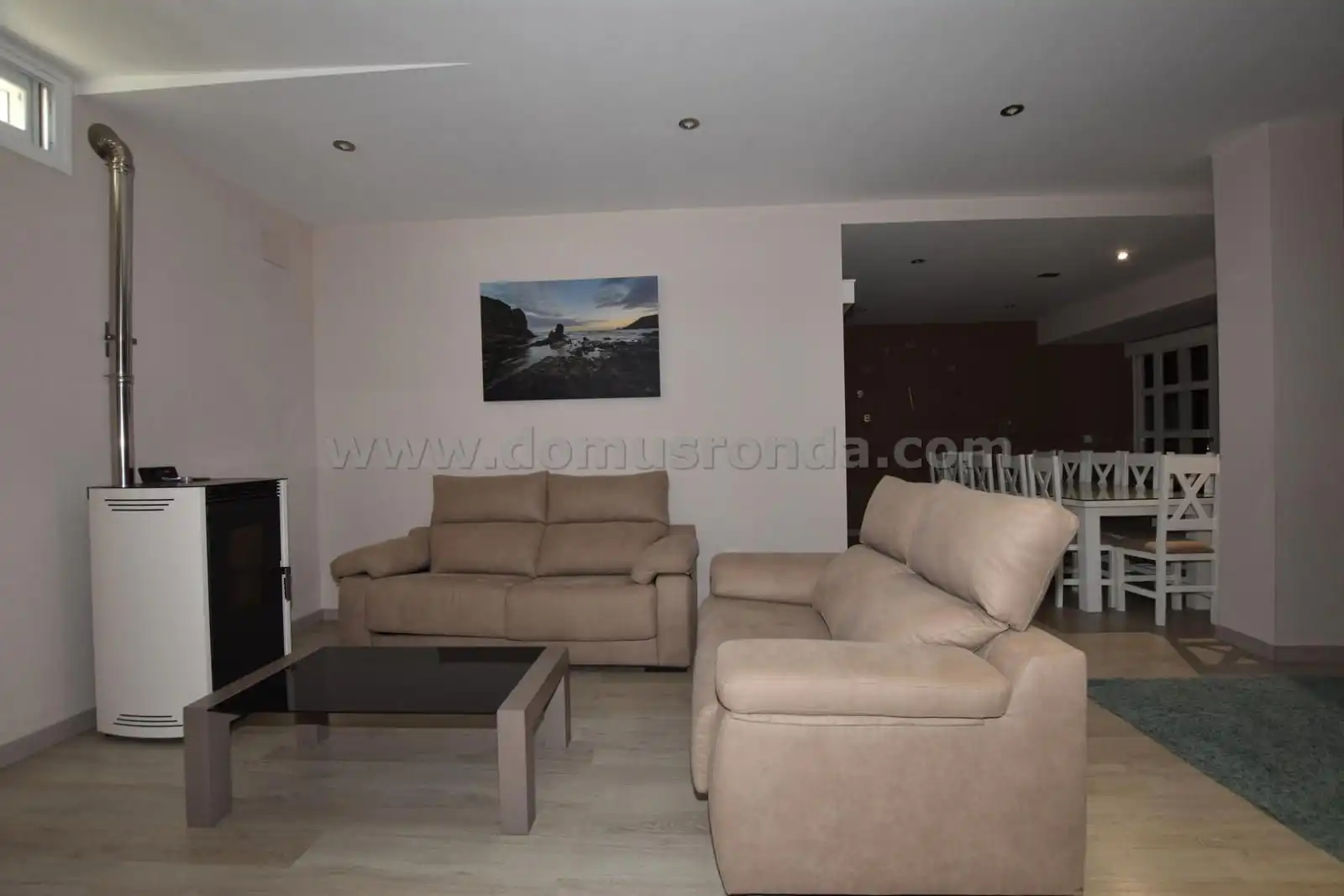 Sala d'estar de Casa o xalet en venda en Ronda amb Calefacció i Piscina