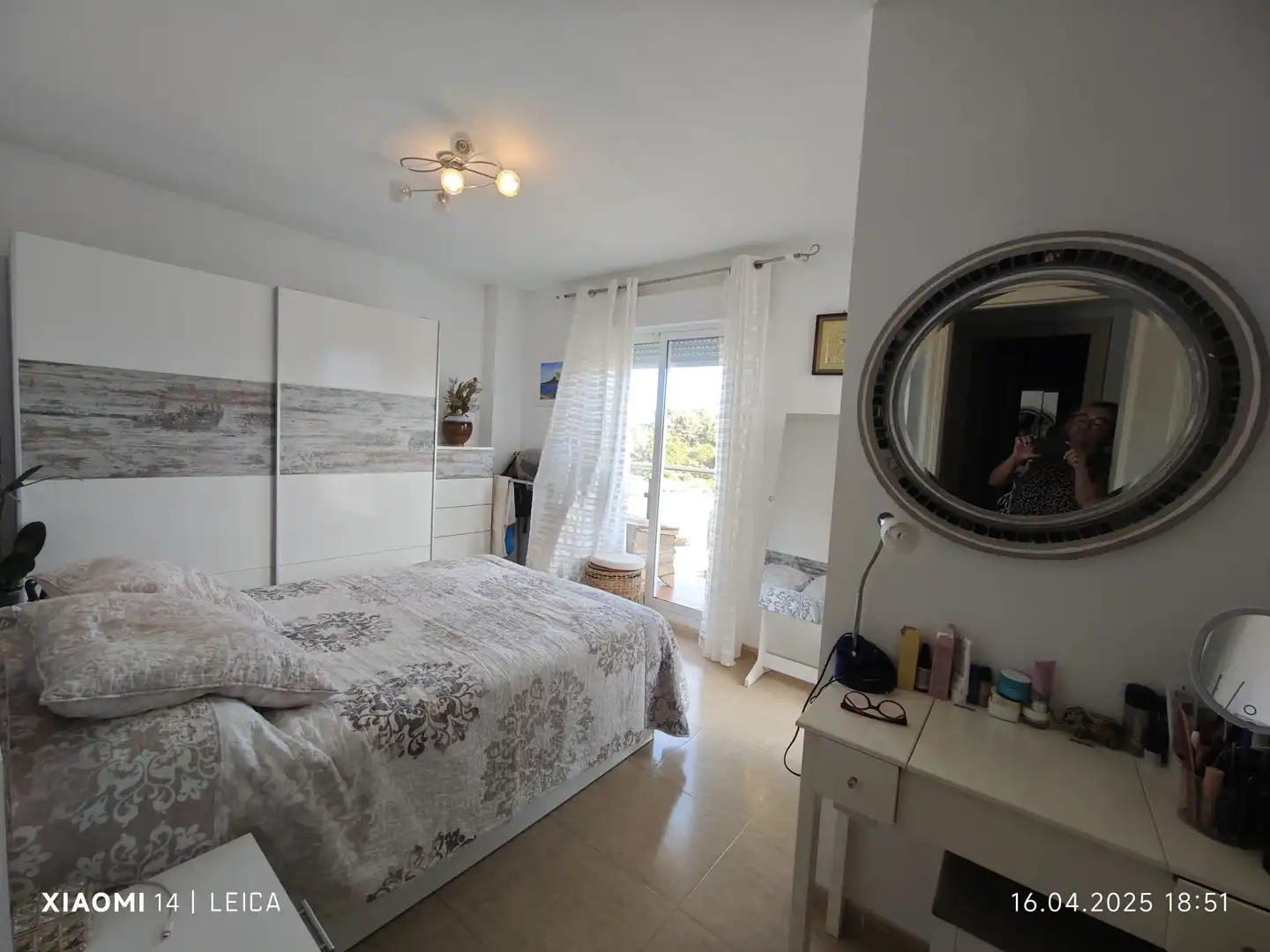 Dormitori de Apartament en venda en Calpe / Calp amb Aire condicionat, Calefacció i Jardí privat