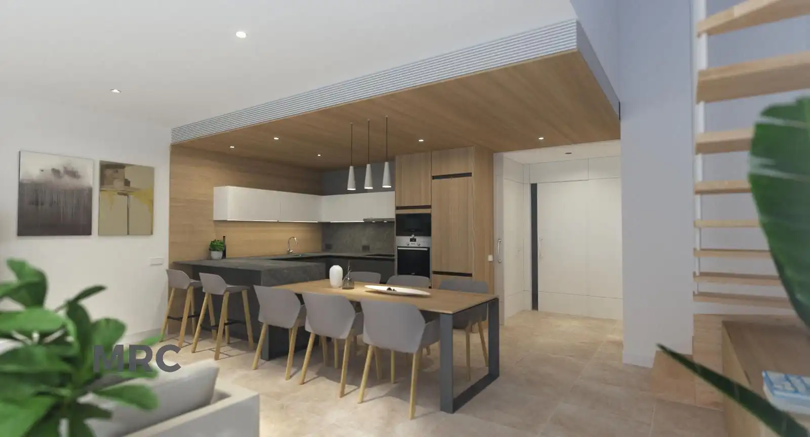 Küche von Wohnung zum Verkauf in L'Escala mit Klimaanlage und Terrasse