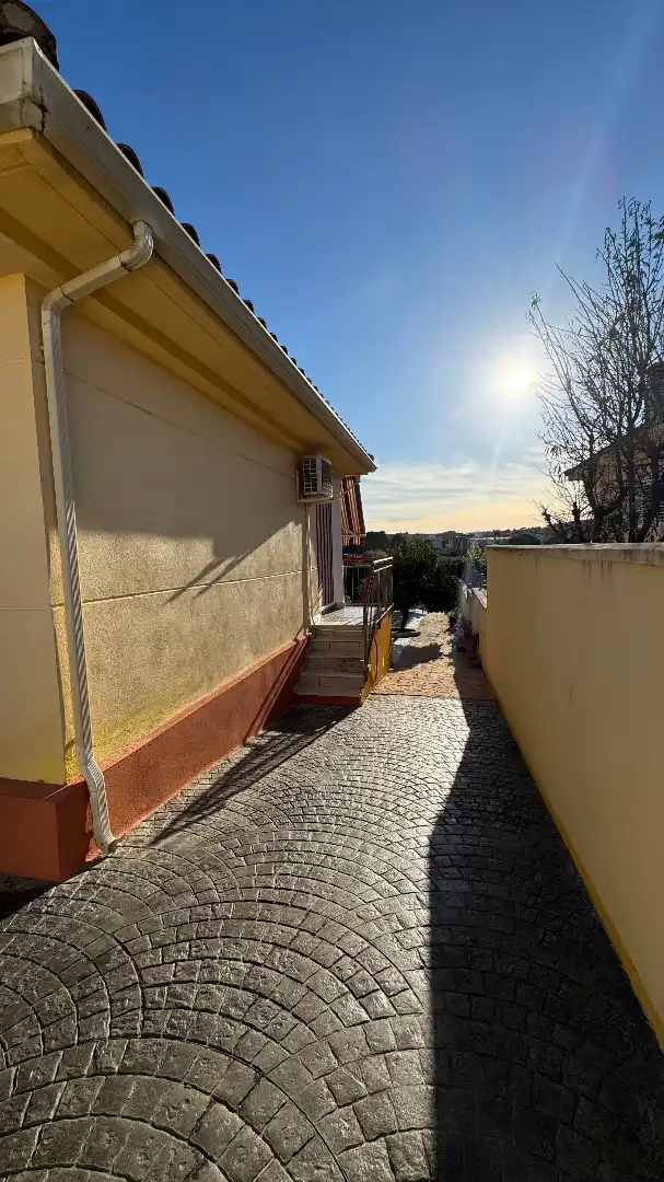 Exterior view of Detached homes for sale in La Riera de Gaià  with Air Conditioner, Heating and Private garden