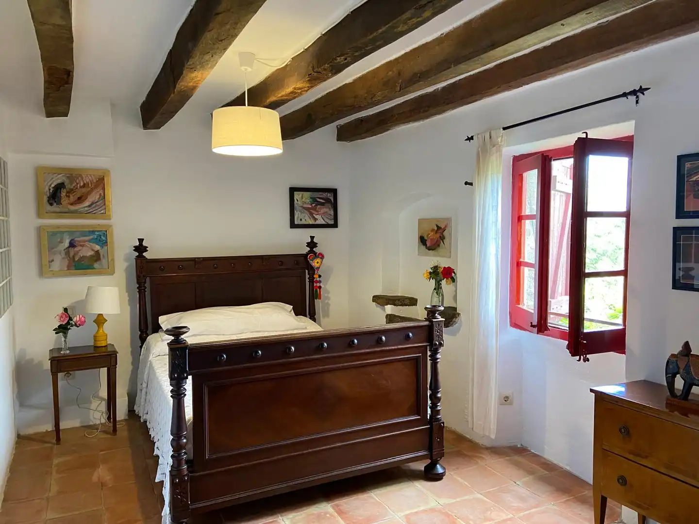 Dormitori de Finca rústica en venda en Maià de Montcal amb Aire condicionat, Calefacció i Jardí privat