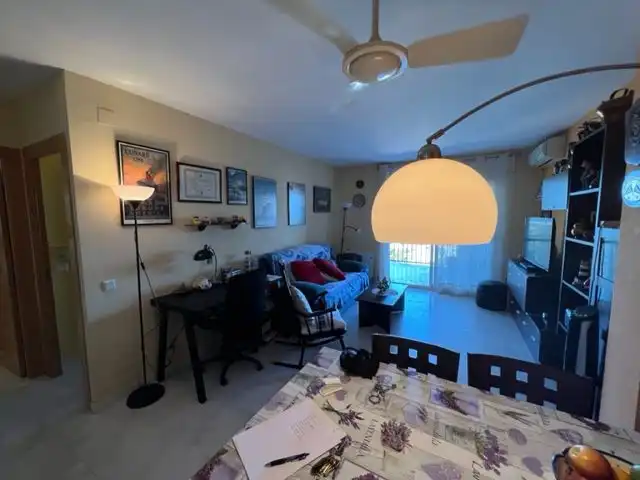 Sala d'estar de Apartament en venda en La Ràpita amb Terrassa, Traster i Piscina comunitària