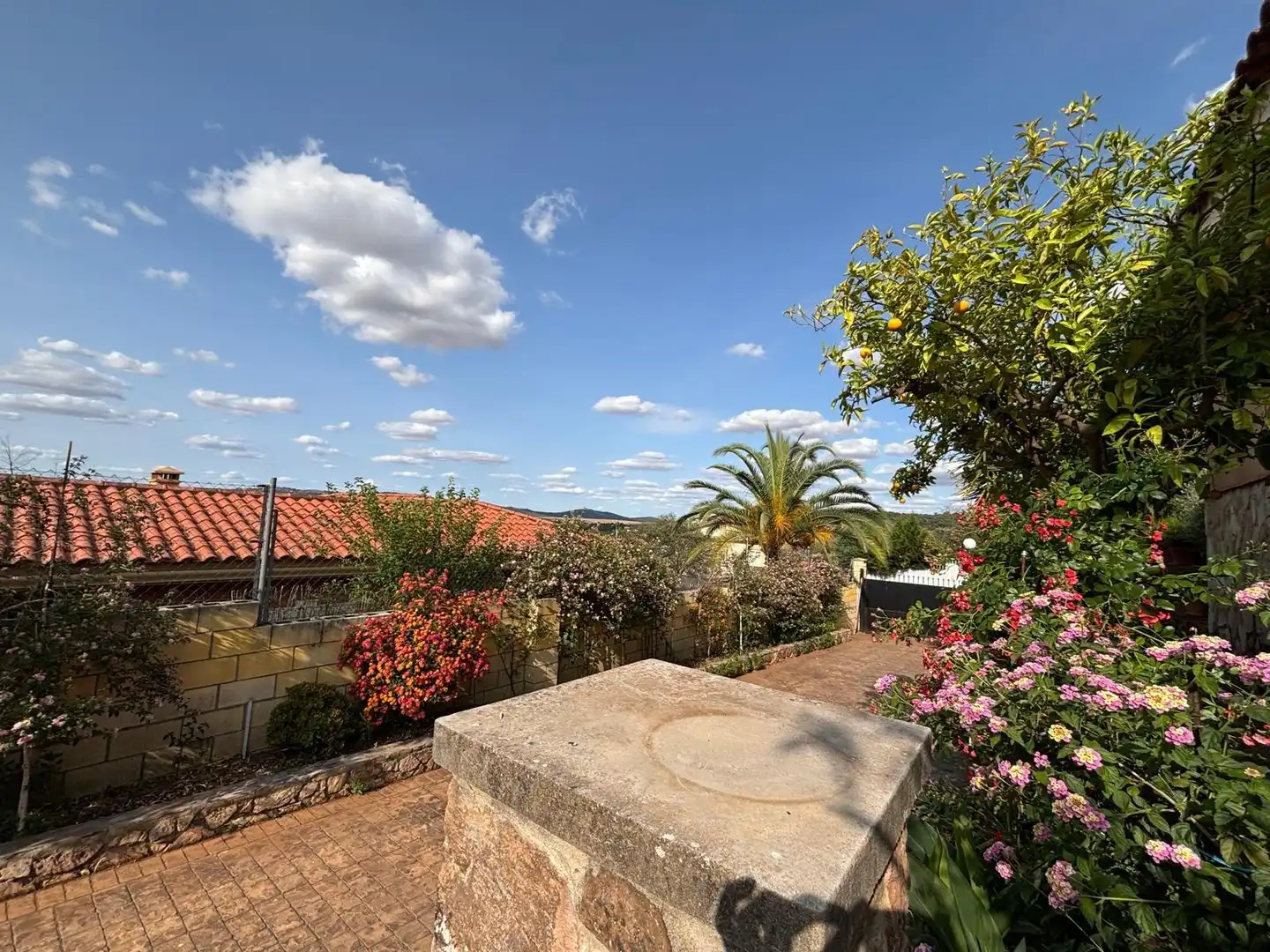 Garden of Houses for sale in Cáceres  with Air Conditioner, Heating and Private garden