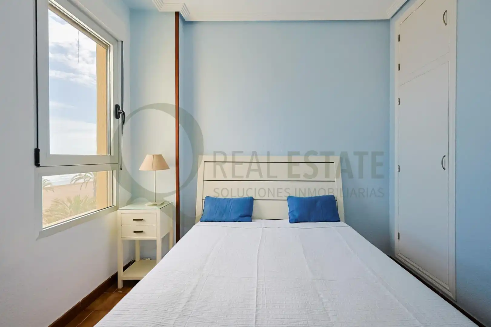 Schlafzimmer von Wohnung zum Verkauf in Alicante / Alacant mit Klimaanlage, Heizung und Privatgarten