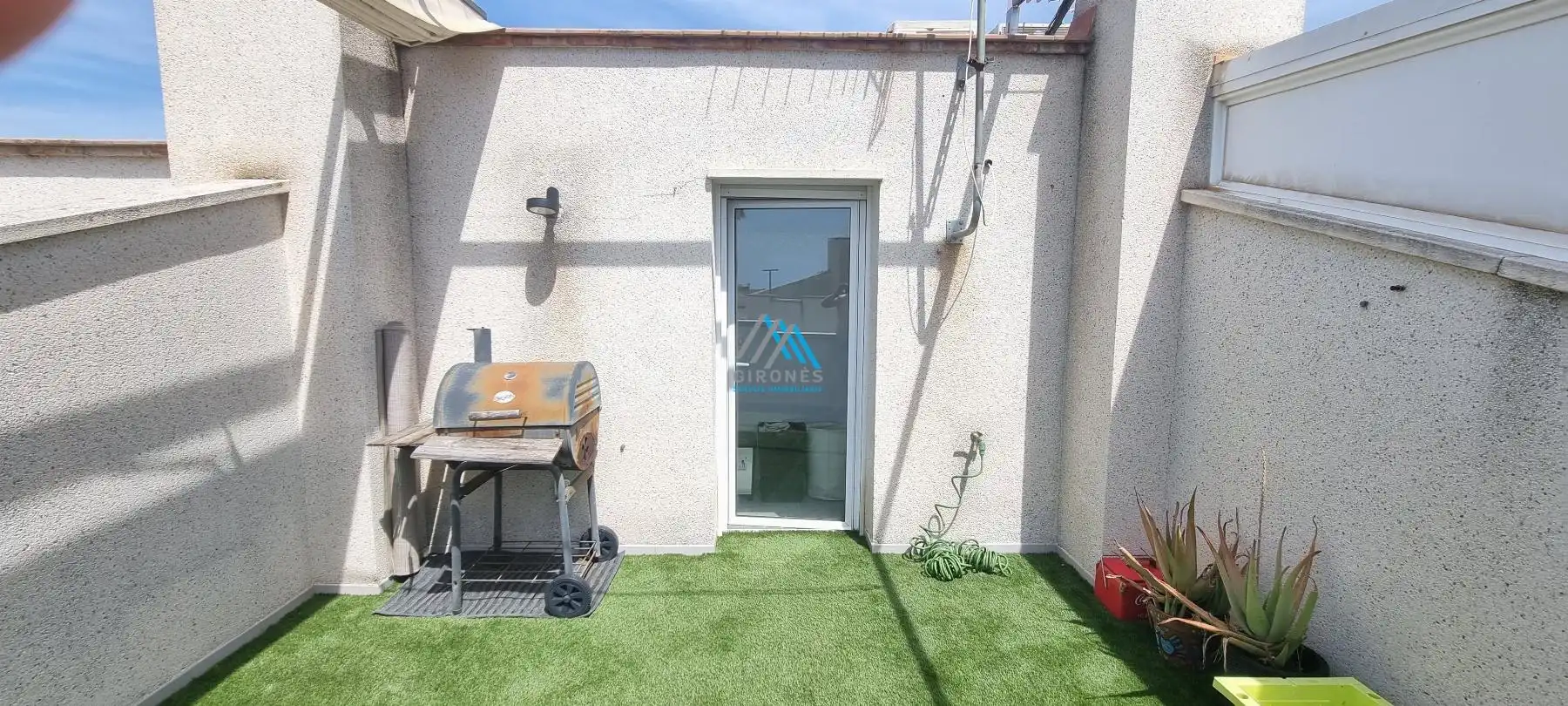 Terrasse von Einfamilien-Reihenhaus zur Miete in Sant Feliu de Guíxols mit Klimaanlage, Heizung und Parkett