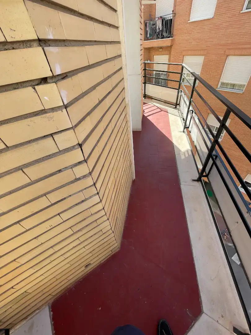 Terraza de Piso de alquiler en Murcia con Amueblado, Horno y Lavadora