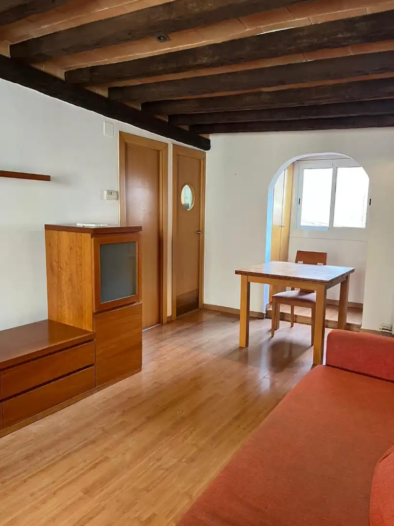 Sala de estar de Piso en venta en Barcelona con Aire acondicionado, Calefacción y Parquet