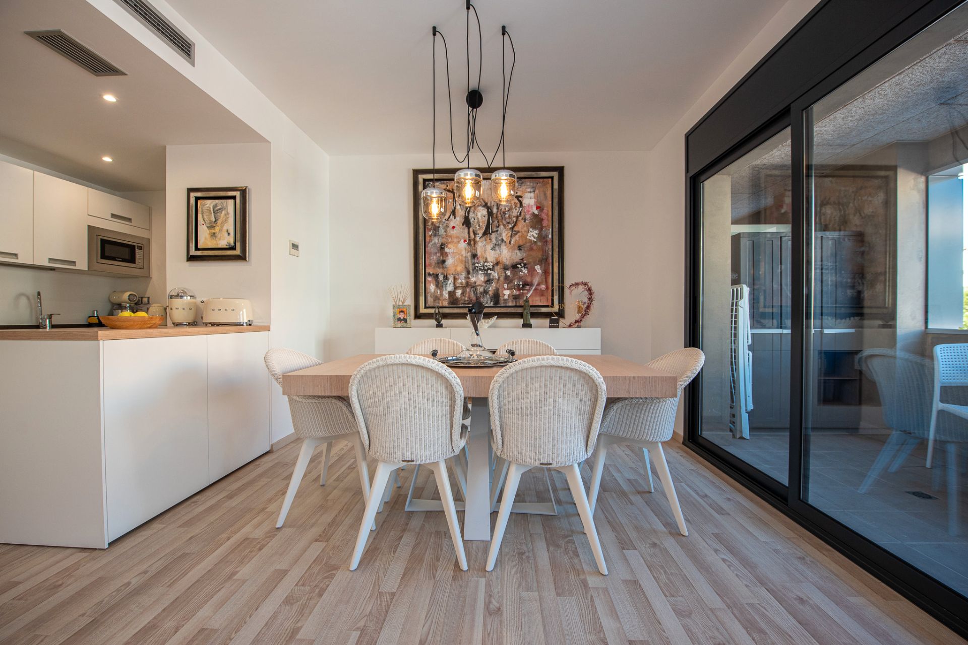 Dining room of Flat for sale in Castell d'Aro, Platja d'Aro i s'Agaró  with Air Conditioner, Heating and Private garden