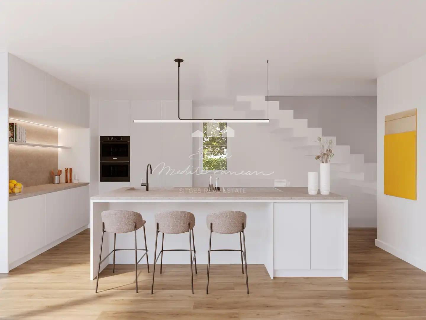Cocina de Casa o chalet en venta en Sitges con Aire acondicionado, Jardín privado y Terraza