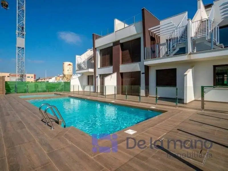 Piscina de Planta baja en venta en San Pedro del Pinatar con Jardín privado, Terraza y Piscina comunitaria