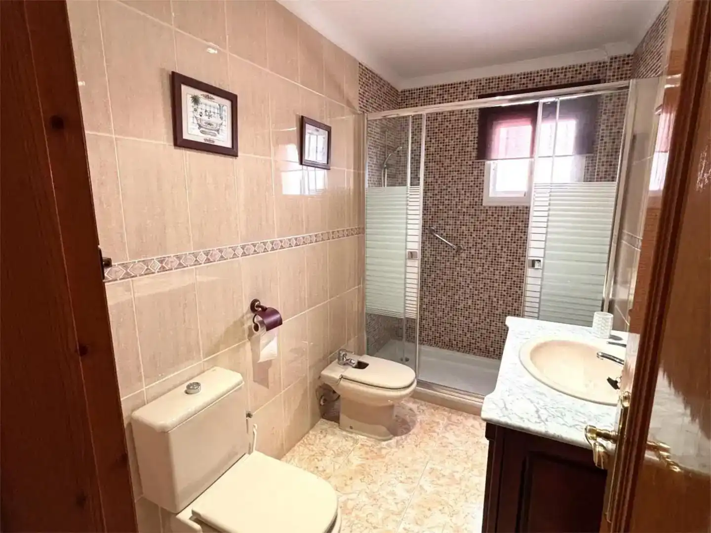 Bathroom of Flat for sale in Mijas  with Air Conditioner and Balcony