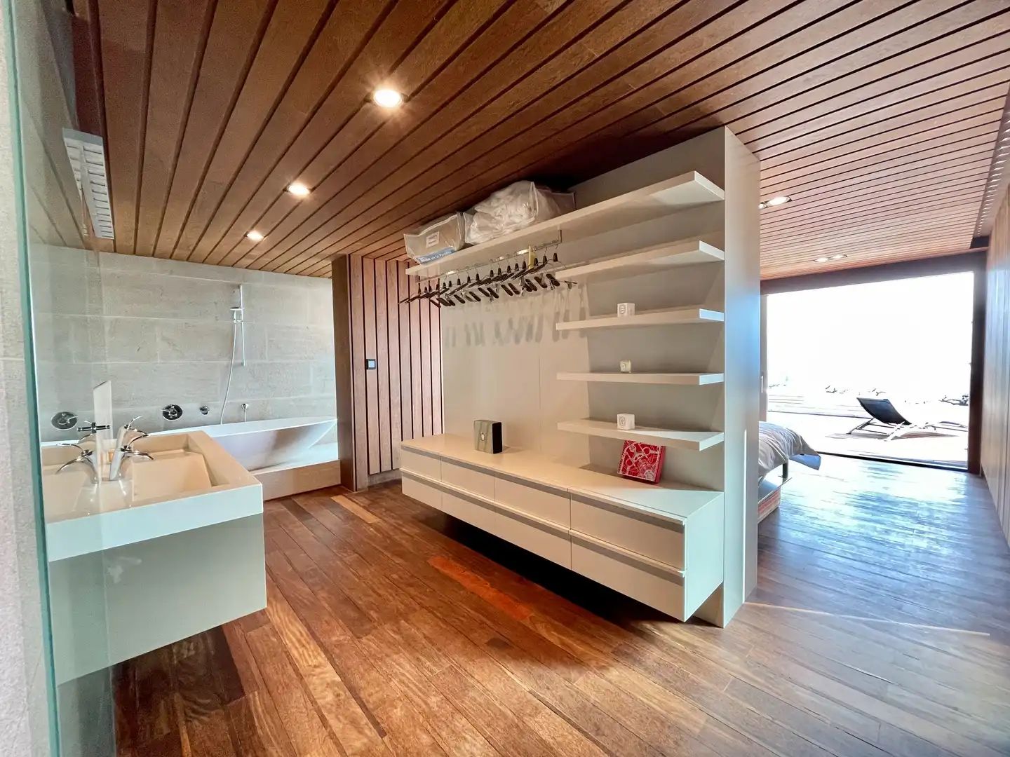 Bathroom of Houses for rent in Vilaboa  with Private garden, Parquet flooring and Terrace