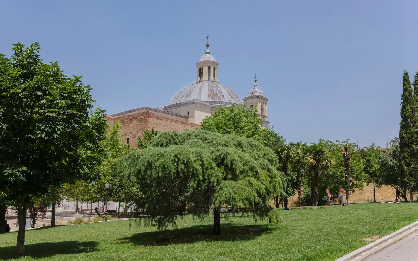 Garden of Flat for rent in Madrid  with Heating and Furnished