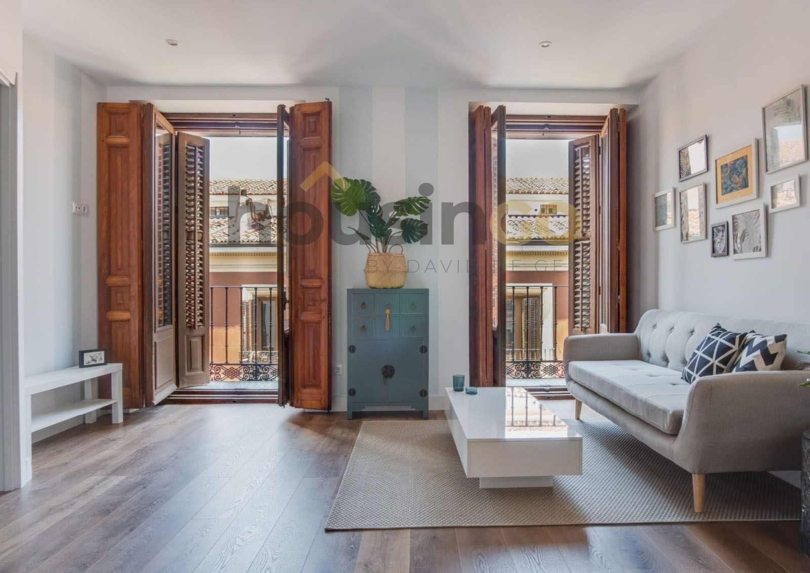 Living room of Flat for sale in  Madrid Capital  with Air Conditioner, Heating and Terrace