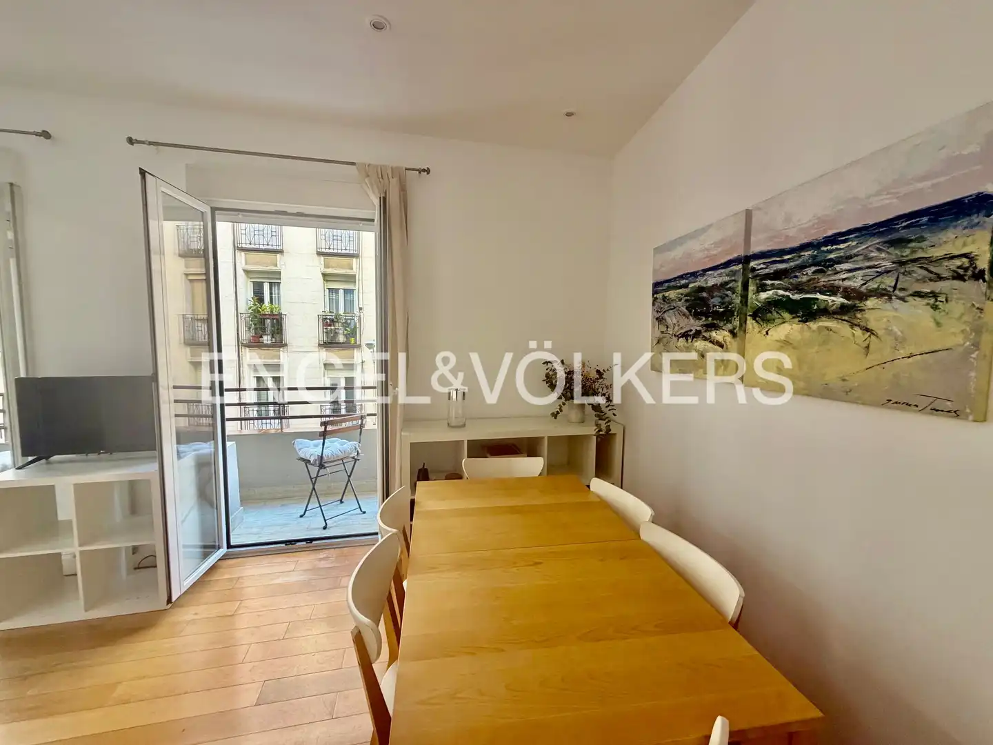 Terrasse von Wohnung zur Miete in Madrid mit Heizung, Möbliert und Balkon