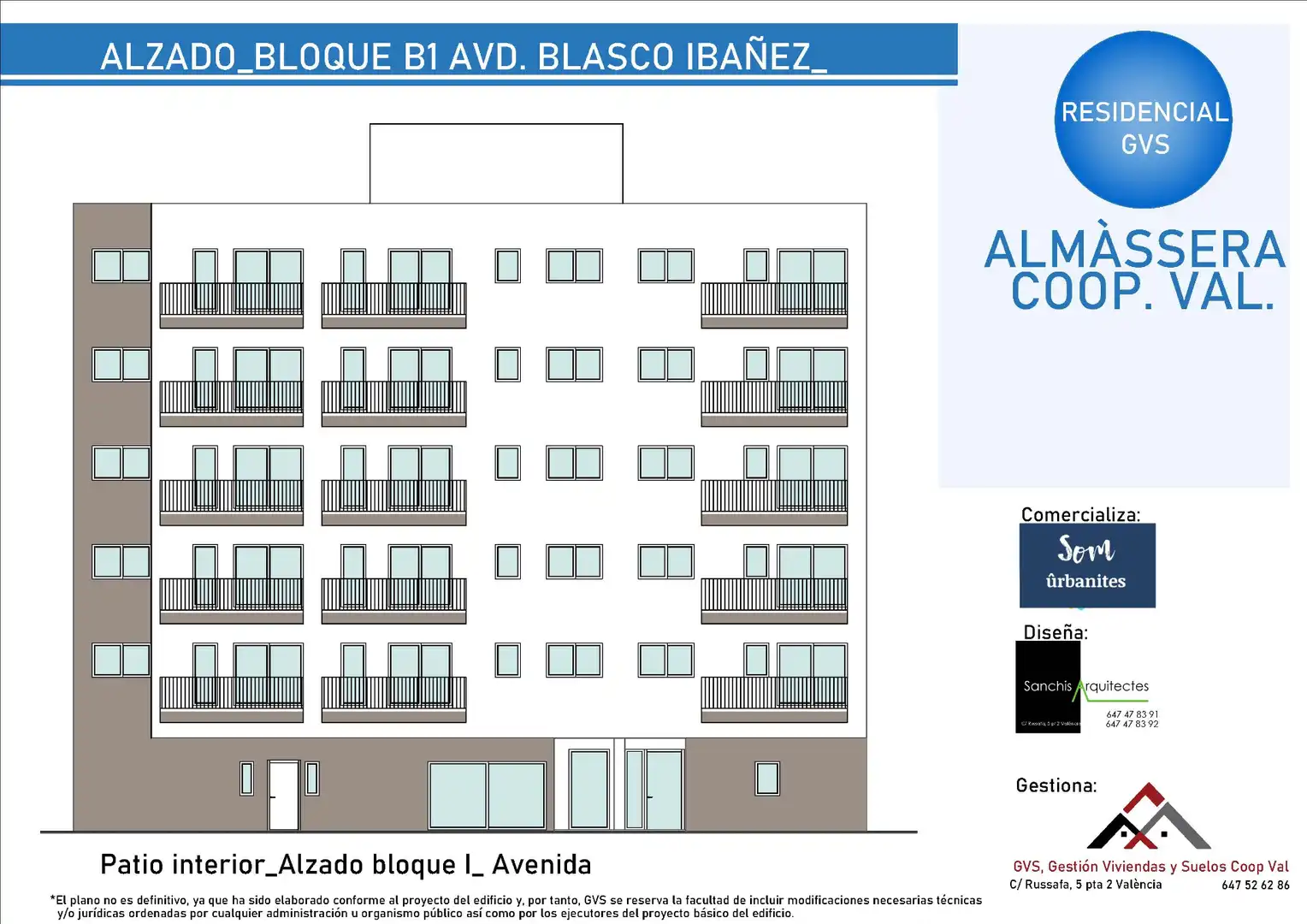 Außenansicht von Wohnung zum Verkauf in Almàssera mit Terrasse, Abstellraum und Gemeinschaftspool