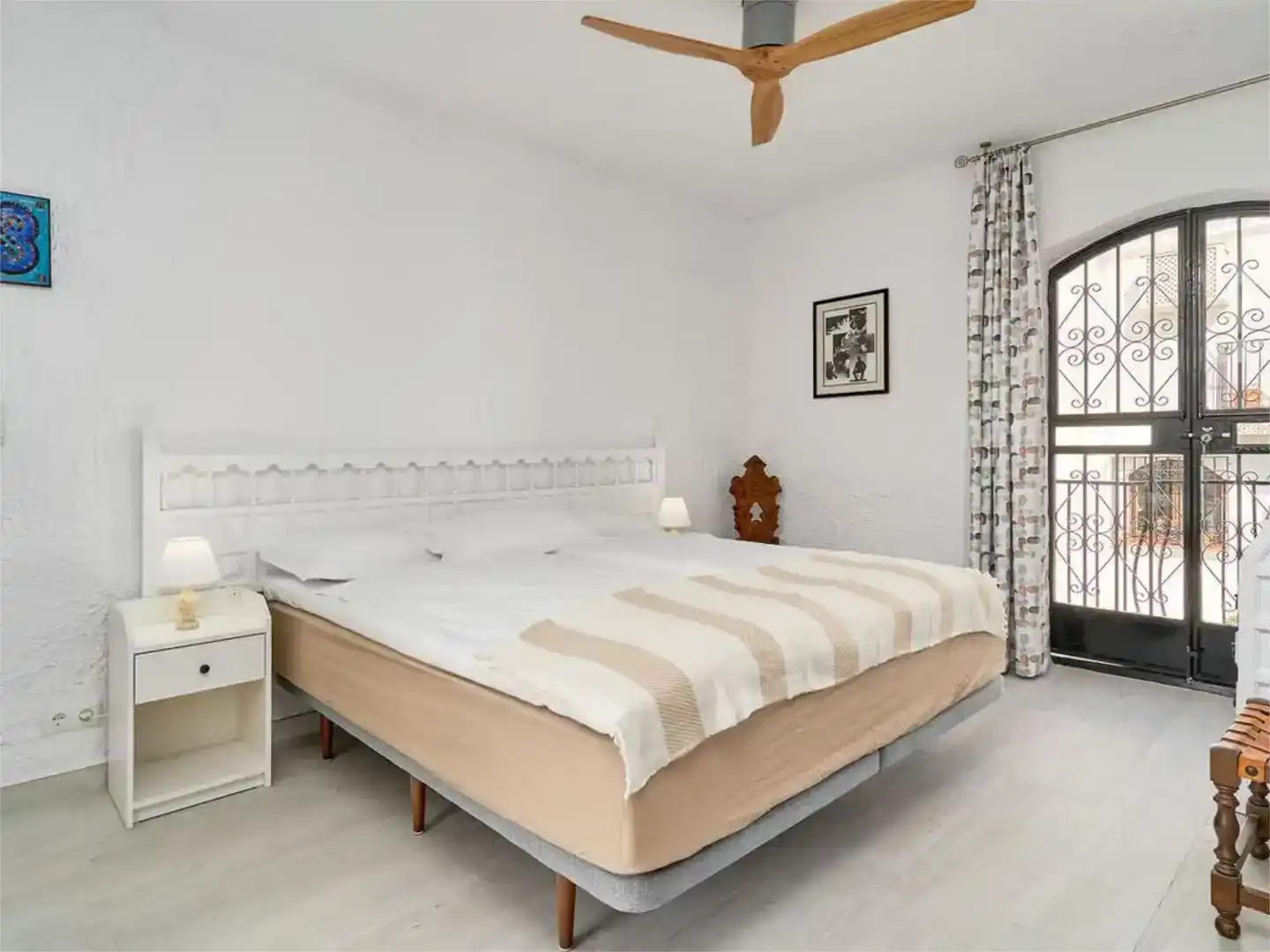 Schlafzimmer von Country house zur Miete in Nerja mit Klimaanlage und Schwimmbad