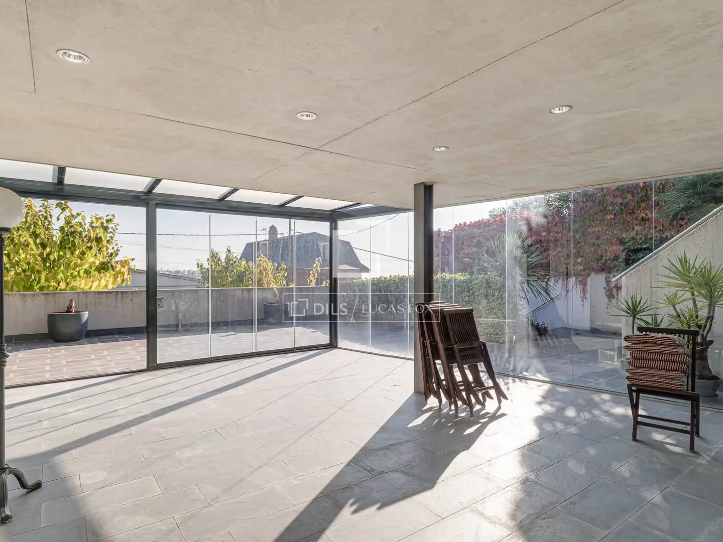 Terraza de Casa o chalet de alquiler en Sant Just Desvern con Aire acondicionado, Calefacción y Jardín privado