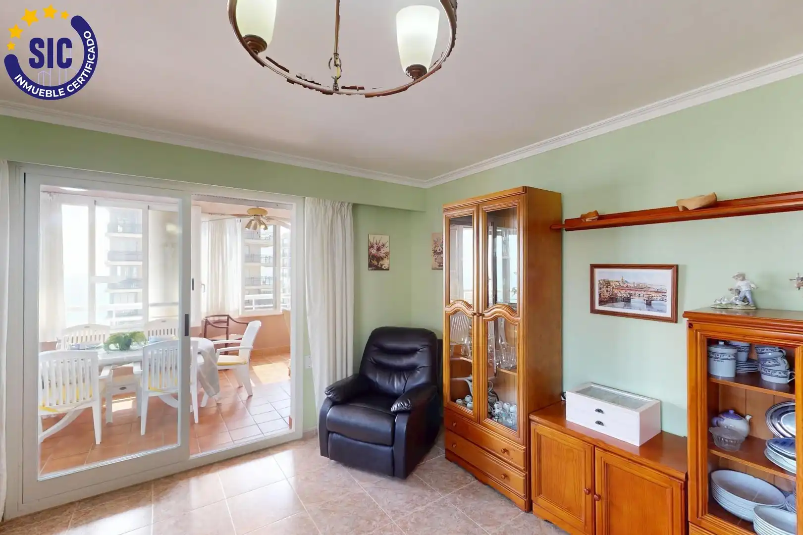 Sala de estar de Apartamento en venta en Benicasim / Benicàssim con Jardín privado, Terraza y Trastero