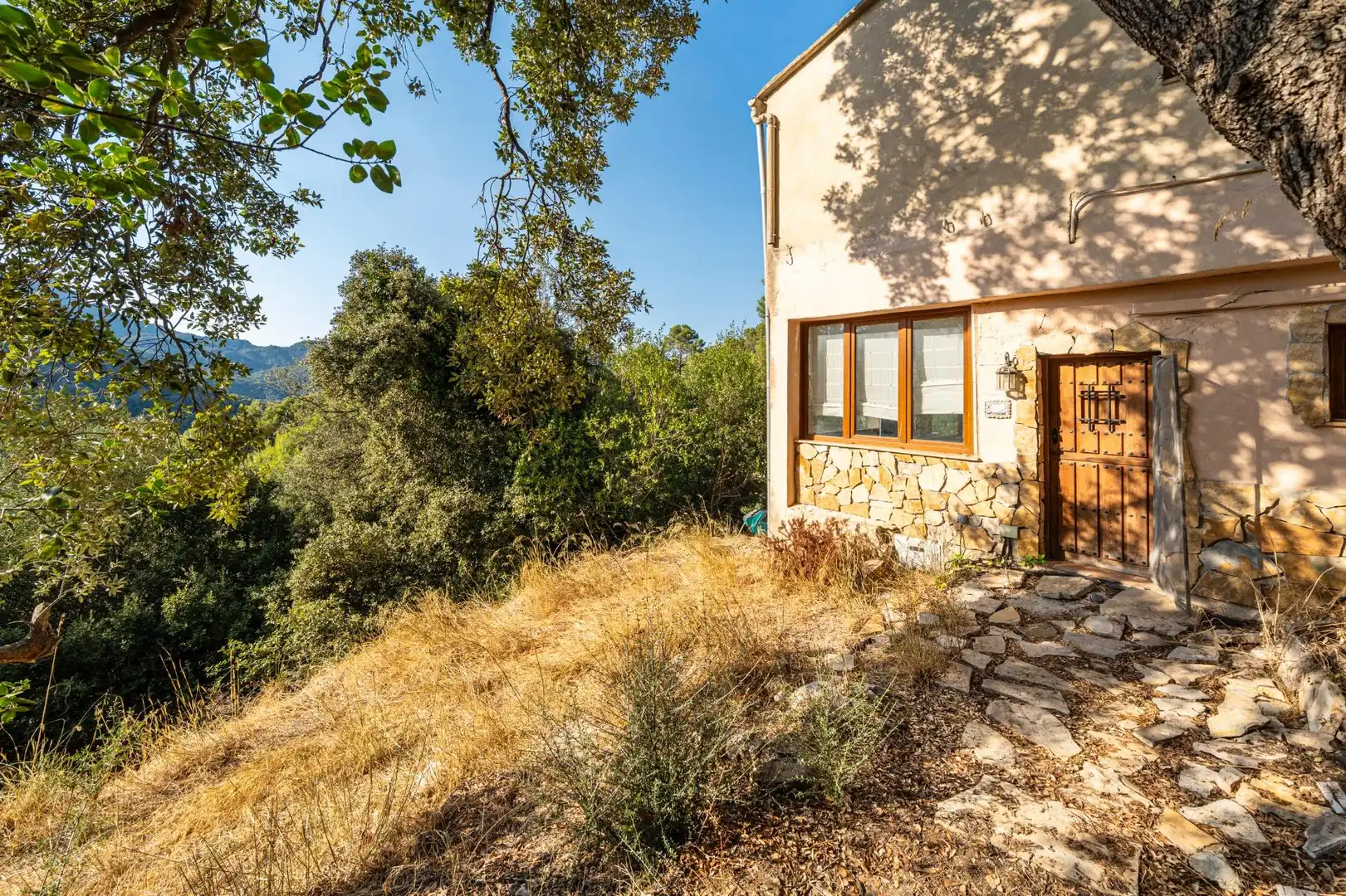 Vista exterior de Finca rústica en venta en Puigpunyent con Aire acondicionado, Calefacción y Jardín privado