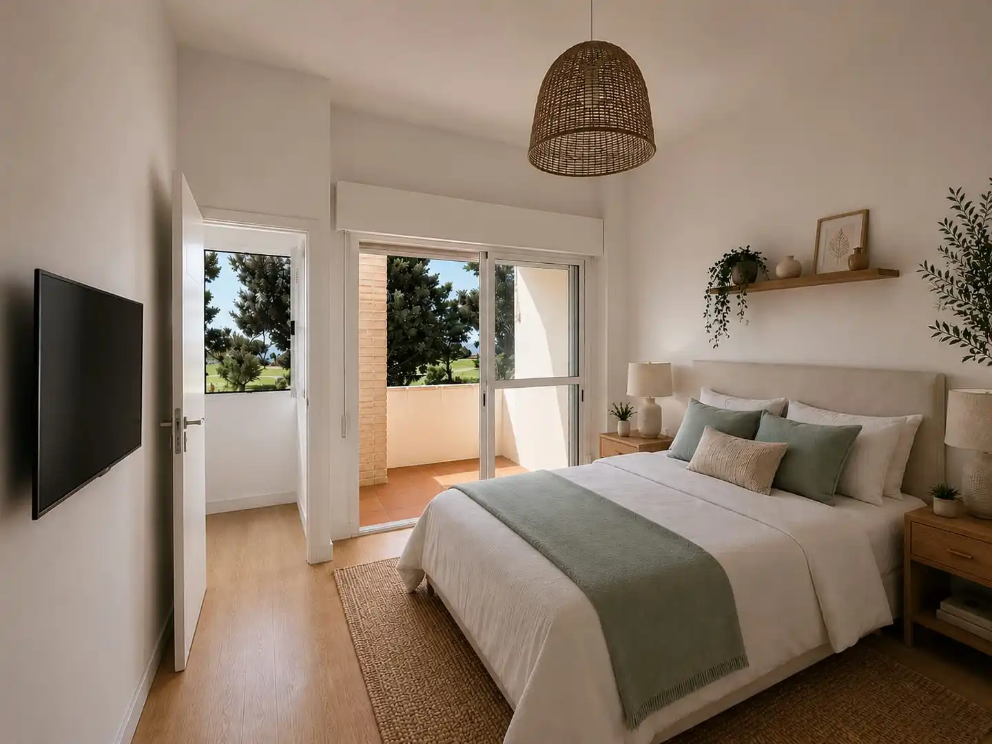 Bedroom of Houses for sale in Islantilla  with Private garden, Parquet flooring and Terrace
