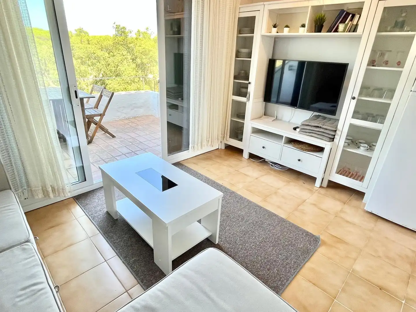 Living room of Apartments for sale in Palafrugell  with Air Conditioner, Terrace and Furnished