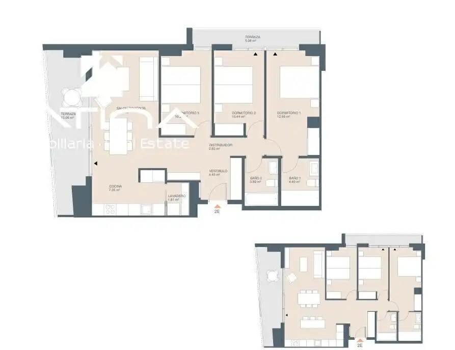 Apartament en venda en Jávea / Xàbia amb Aire condicionat, Jardí privat i Terrassa