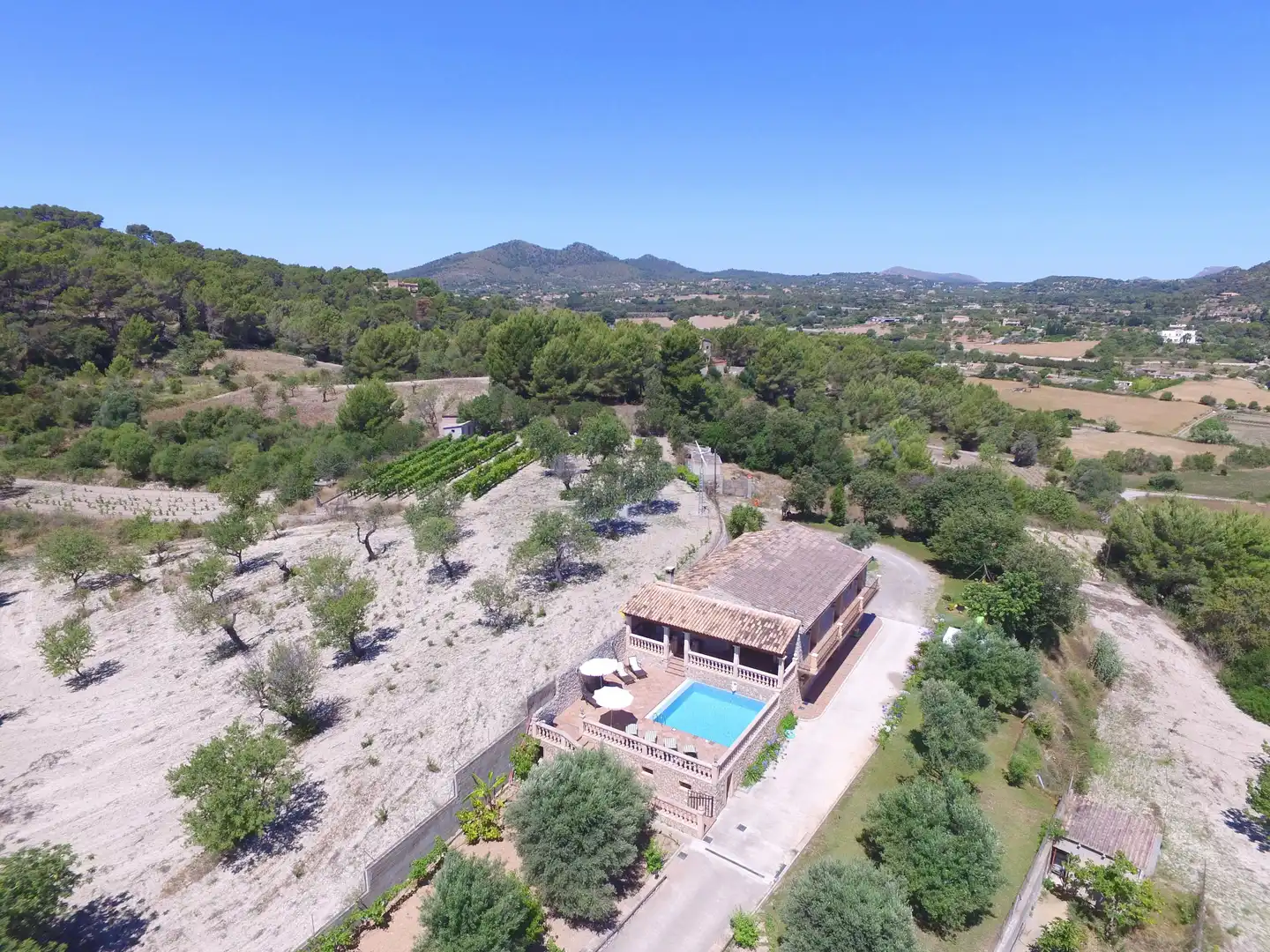Vista exterior de Casa o xalet en venda en Son Servera amb Aire condicionat, Jardí privat i Terrassa