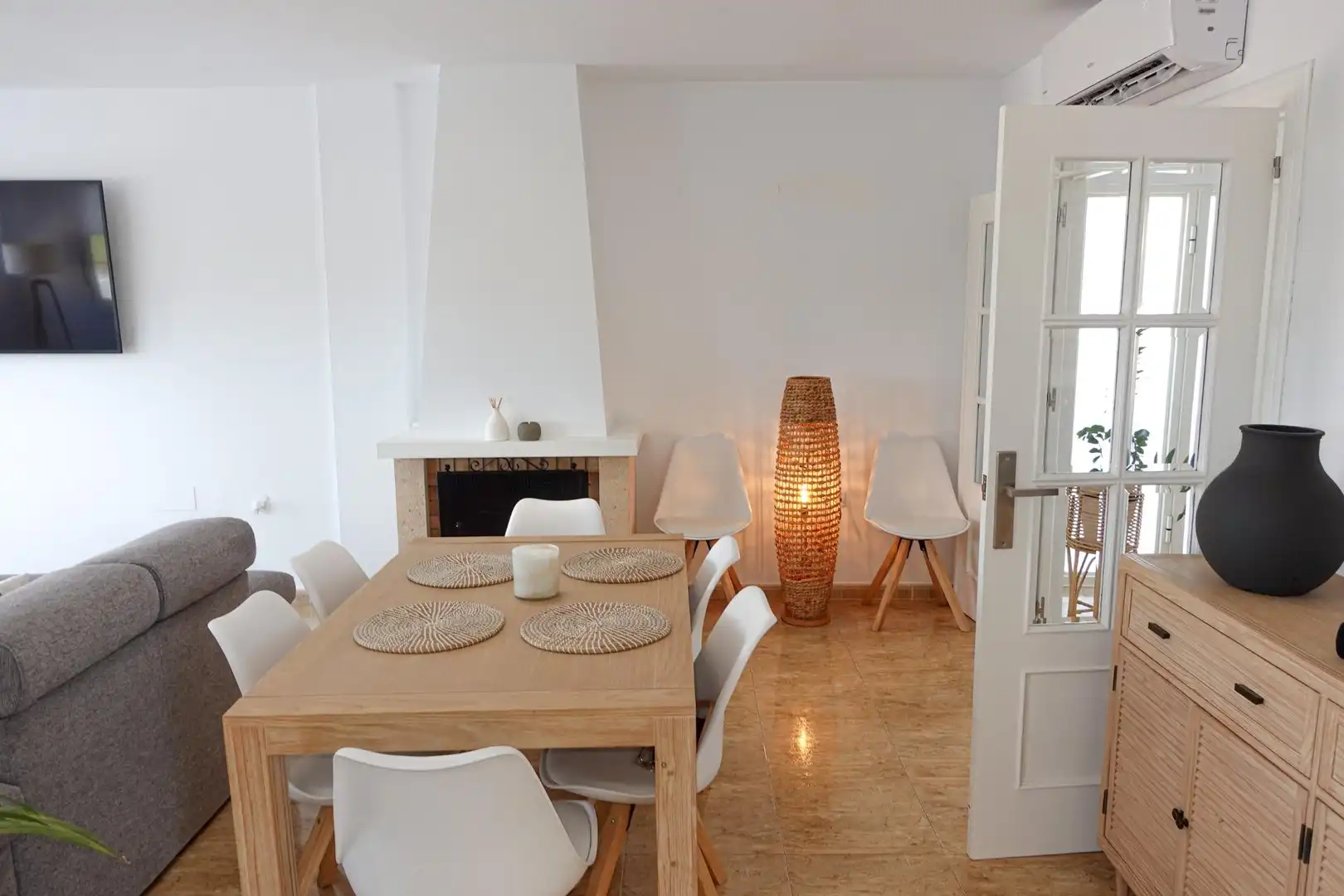 Dining room of Houses for sale in La Manga del Mar Menor  with Air Conditioner, Heating and Private garden