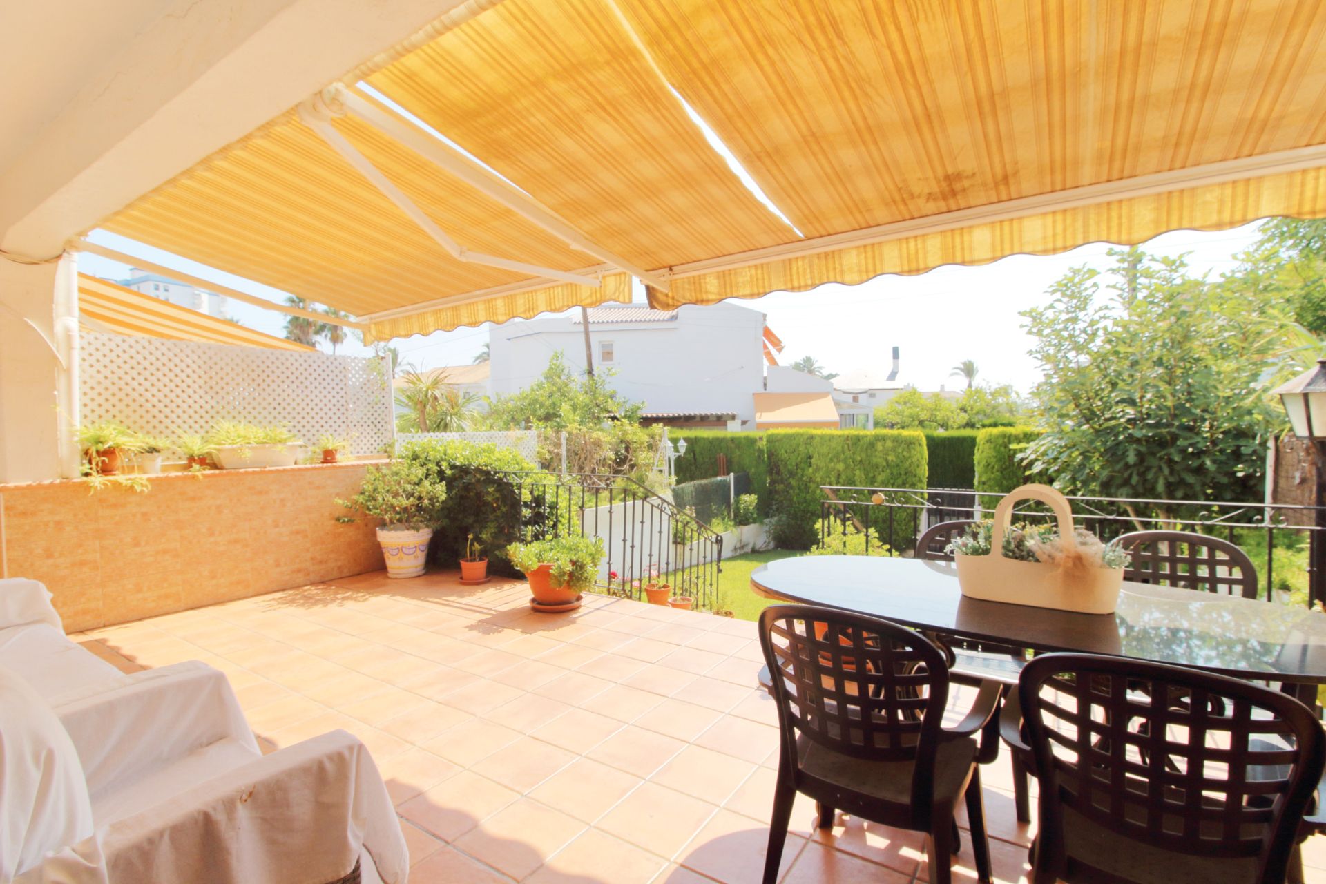 Garden of Single-family semi-detached to rent in El Puig de Santa Maria  with Air Conditioner, Heating and Private garden