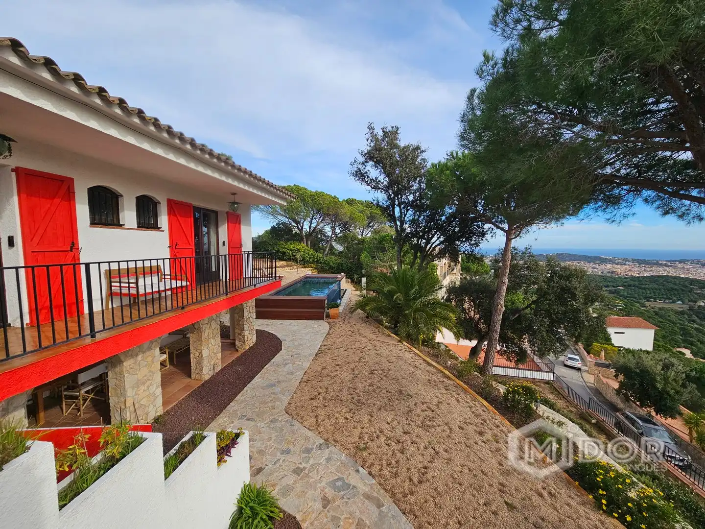 Außenansicht von Haus oder Chalet zur Miete in Sant Feliu de Guíxols mit Klimaanlage, Privatgarten und Terrasse