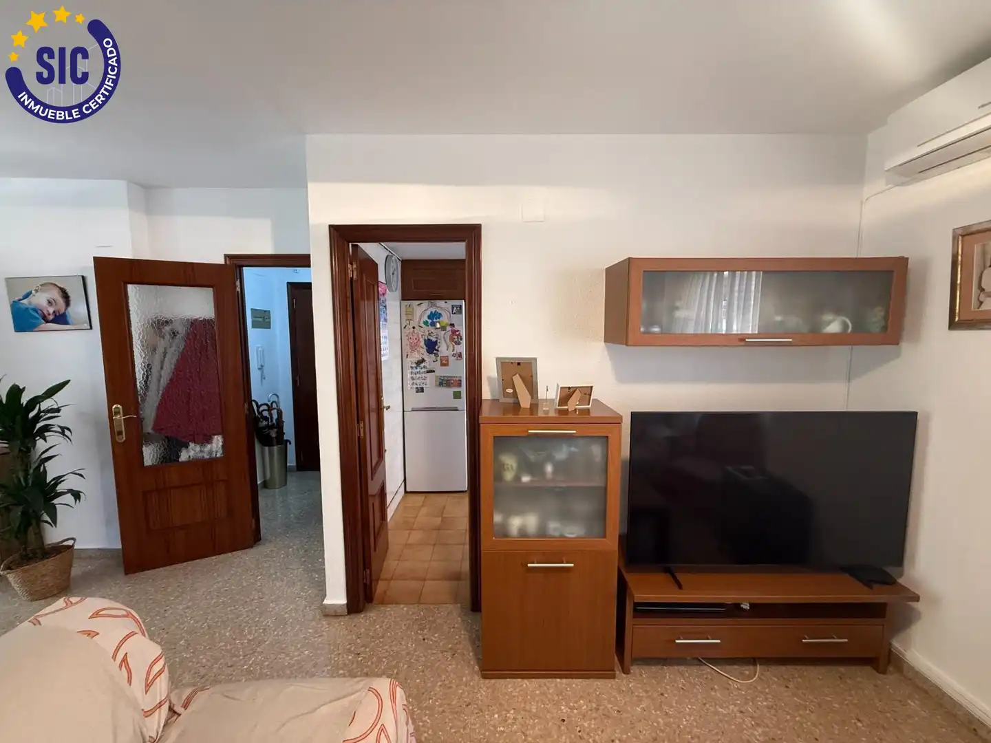 Sala d'estar de Pis en venda en Valencia amb Aire condicionat i Balcó