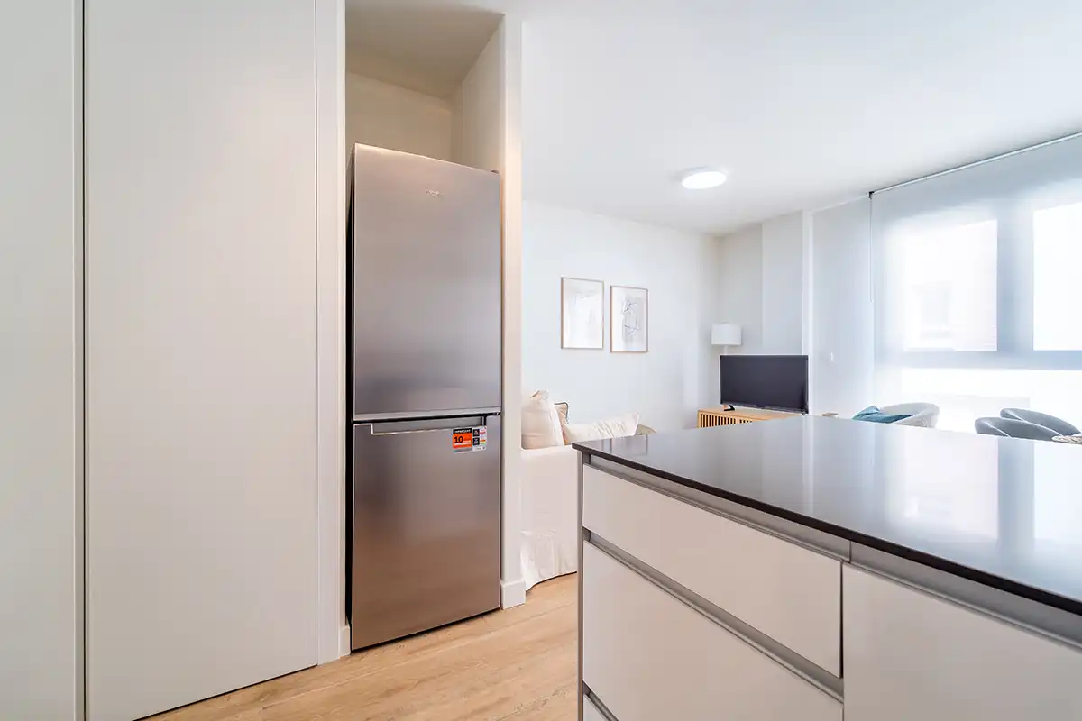 Küche von Wohnung zur Miete in Madrid mit Klimaanlage, Heizung und Abstellraum