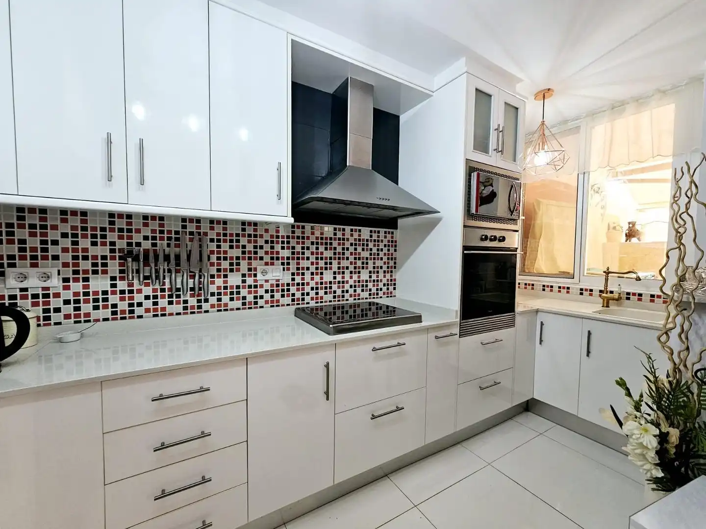 Cuina de Apartament en venda en Mazarrón amb Jardí privat, Terrassa i Piscina comunitària