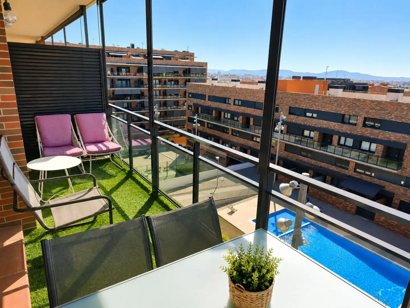 Terrace of Attic for sale in Sabadell  with Air Conditioner, Heating and Private garden