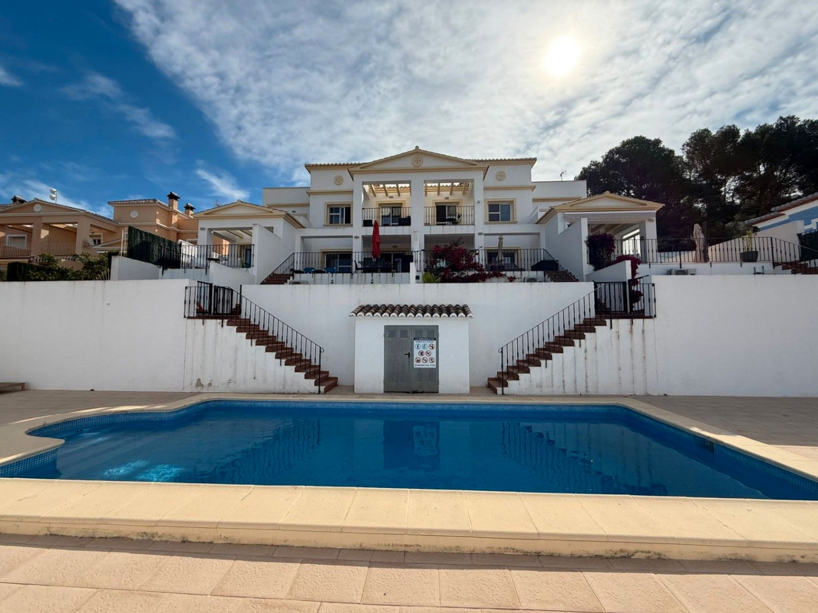 Exterior view of House or chalet for sale in Calpe / Calp  with Air Conditioner, Heating and Private garden