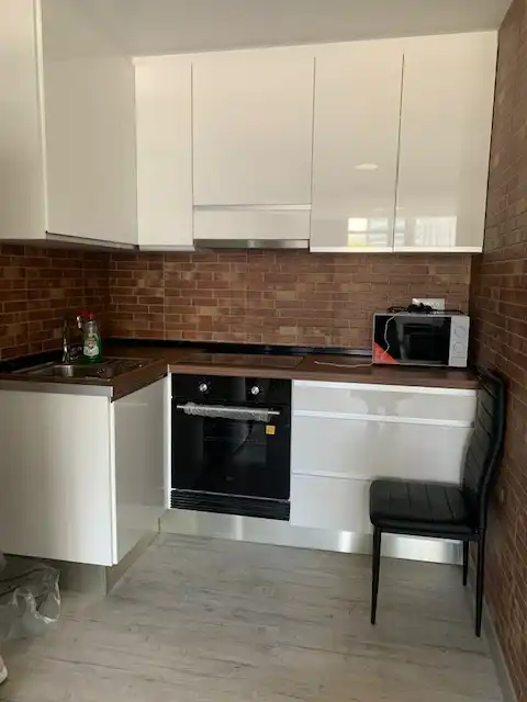 Kitchen of Flat for rent in Ferrol  with Air Conditioner, Heating and Furnished